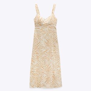 Zara NEW Animal Print Dress